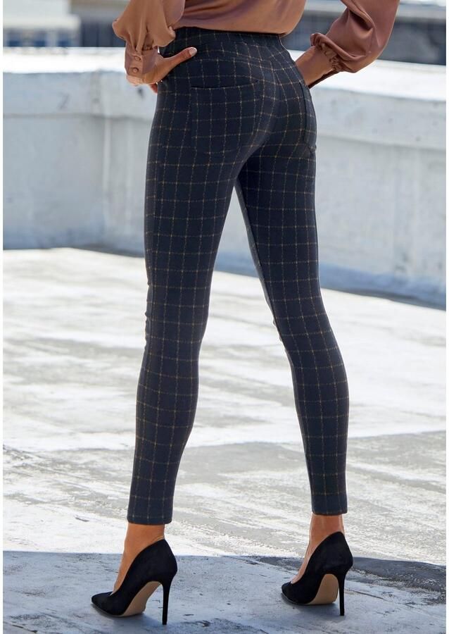 Lascana Legging met geruit design