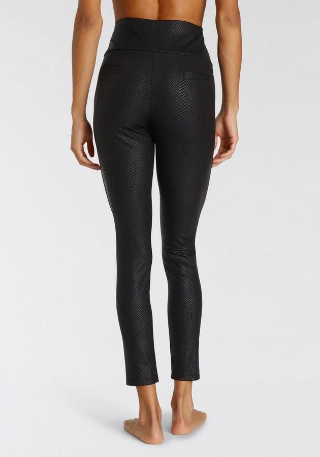 Lascana Legging met glanzende alloverprint - Foto 3