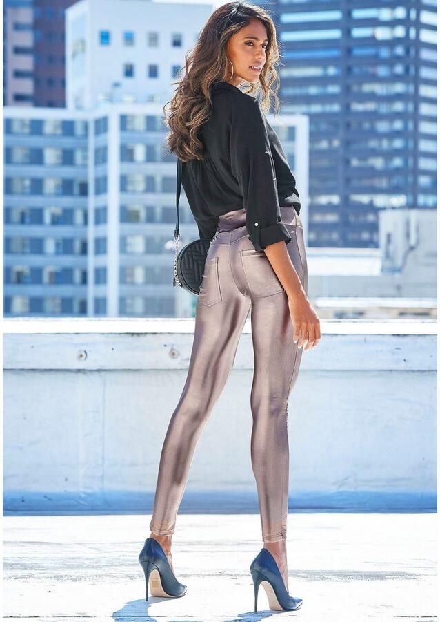 Lascana Legging met glanzende coating - Foto 4