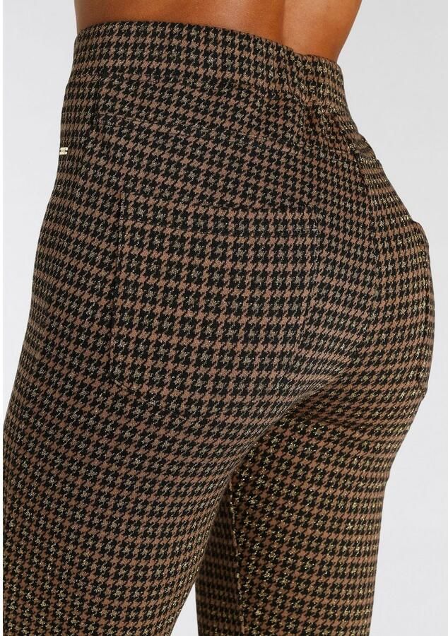 Lascana Legging met glinsterend houndstooth patroon - Foto 5