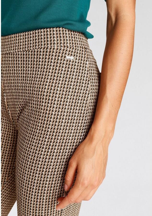 Lascana Legging met ingestrikt allover ontwerp - Foto 4