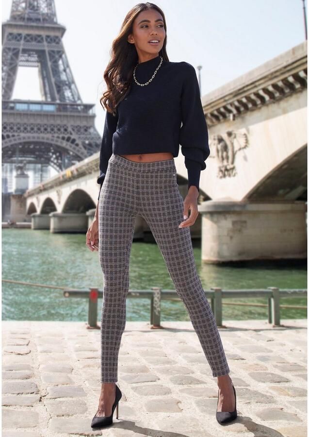 Lascana Legging met klassiek ruitmotief - Foto 5