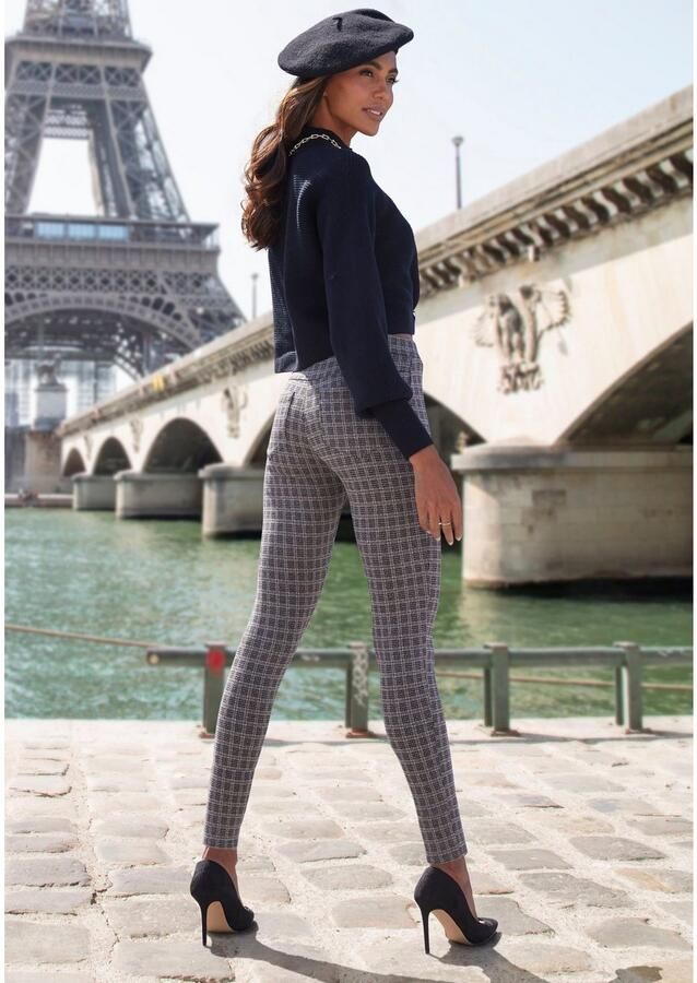 Lascana Legging met klassiek ruitmotief - Foto 2