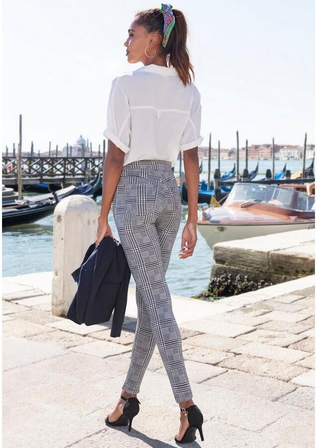 Lascana Legging met klassiek ruitontwerp - Foto 3