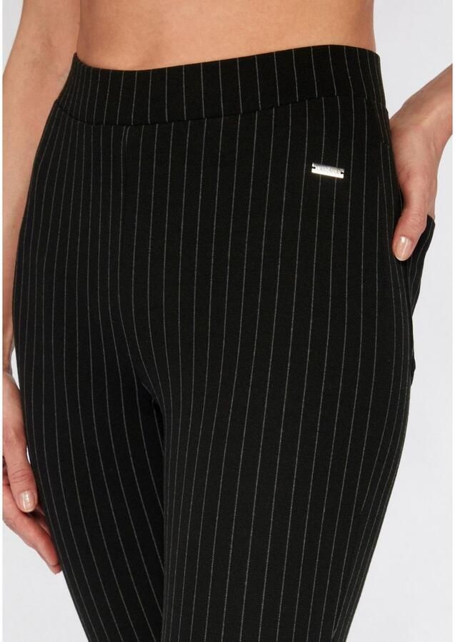 Lascana Legging met krijtstrepen - Foto 3