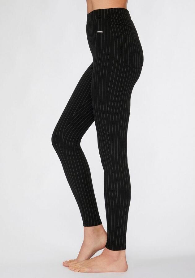 Lascana Legging met krijtstrepen - Foto 7