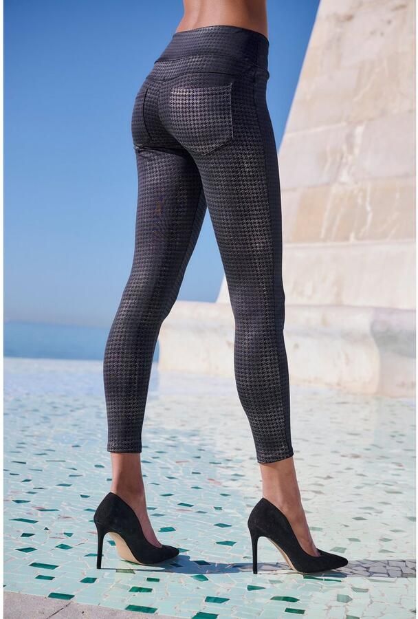 Lascana Legging modieus pied-de-poulemotief - Foto 3