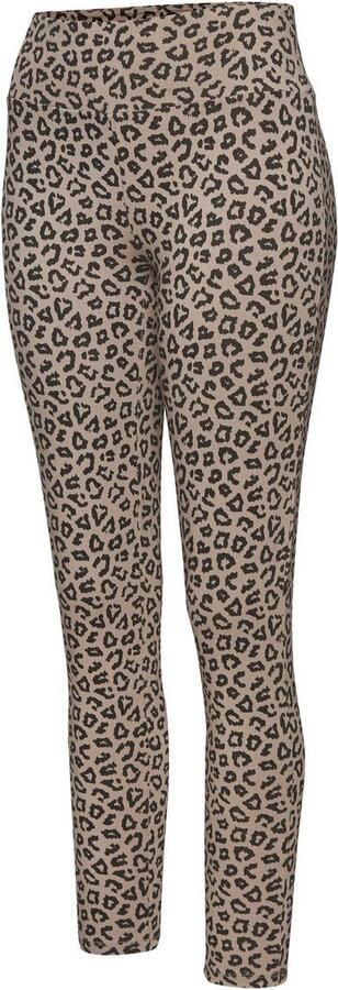 Lascana Legging Sweatleggings met brede band in leeuwprint loungewear - Foto 6