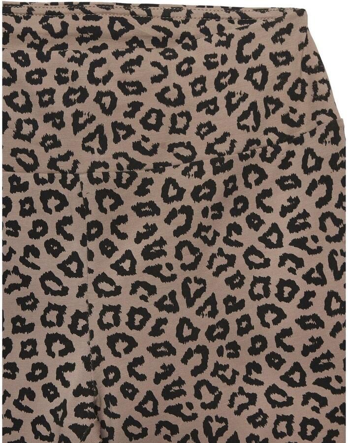 Lascana Legging Sweatleggings met brede band in leeuwprint loungewear