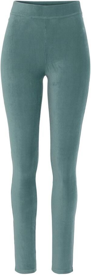 Lascana Legging uit zacht materiaal in cordlook loungewear - Foto 4