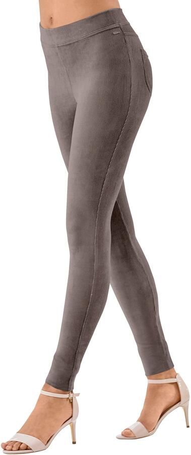 Lascana Legging uit zacht materiaal in cordlook loungewear - Foto 8