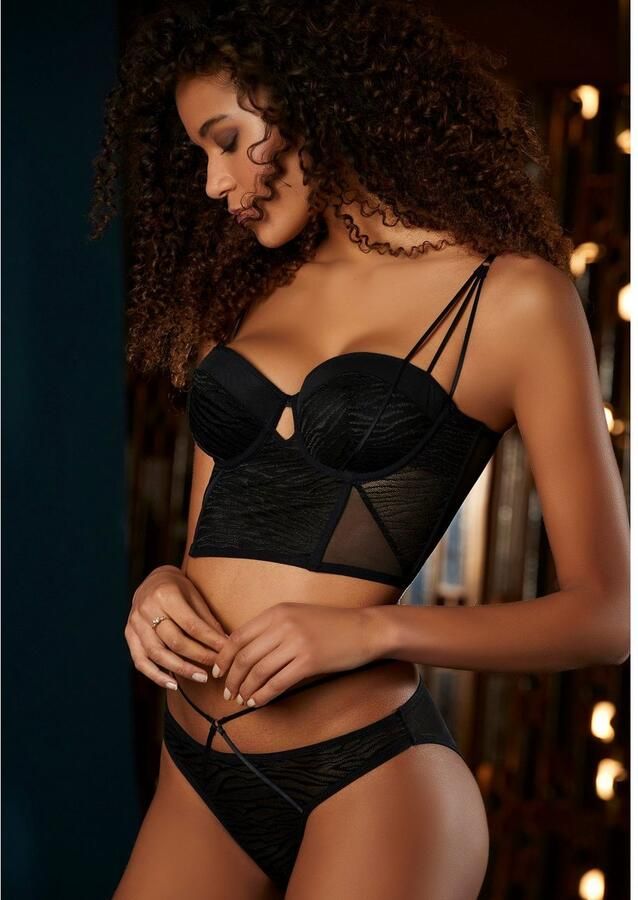 Lascana Lijfje met beugel en stijlvol transparante look sexy dessous - Foto 2