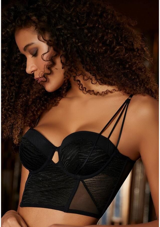 Lascana Lijfje met beugel en stijlvol transparante look sexy dessous - Foto 3