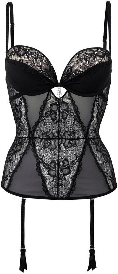 Lascana Lijfje met push-up en met stras sexy lingerie sexy ondergoed - Foto 7