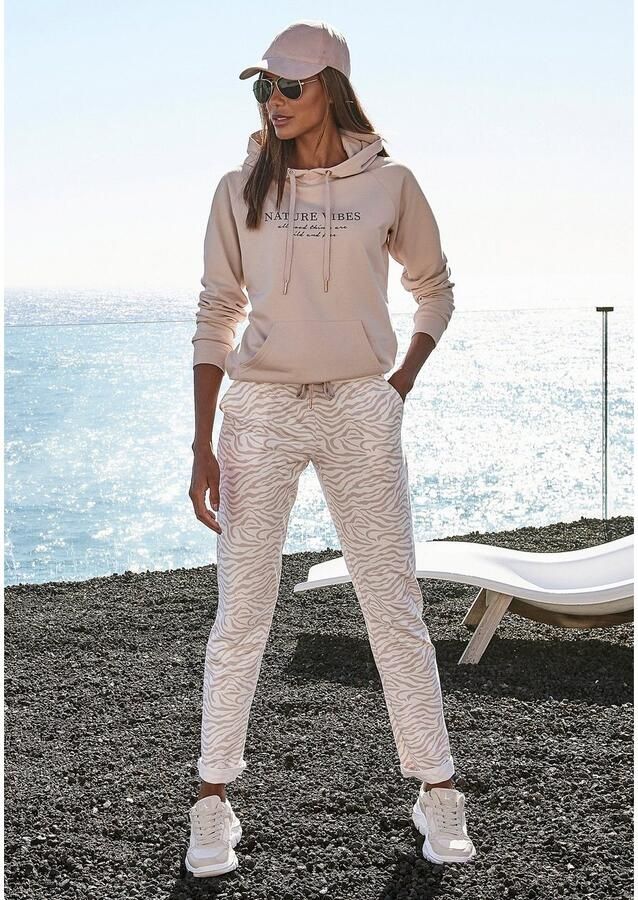 Lascana Loungebroek met modieuze omslagzoom loungepak - Foto 2