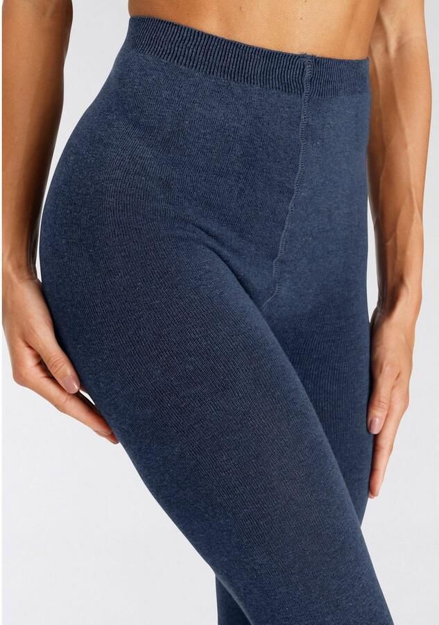 Lascana Maillot in een aangename katoenmix (2 stuks)