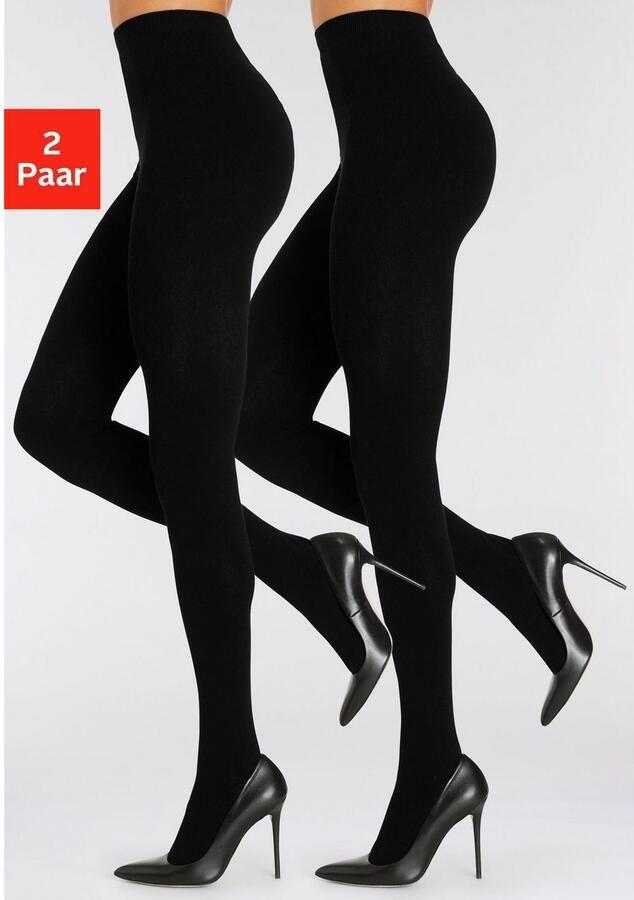 Lascana Maillot in een aangename katoenmix (2 stuks) - Foto 2