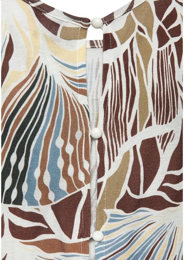 Lascana Maxi-jurk licht zomerjurk met alloverprint vloeiende strandjurk