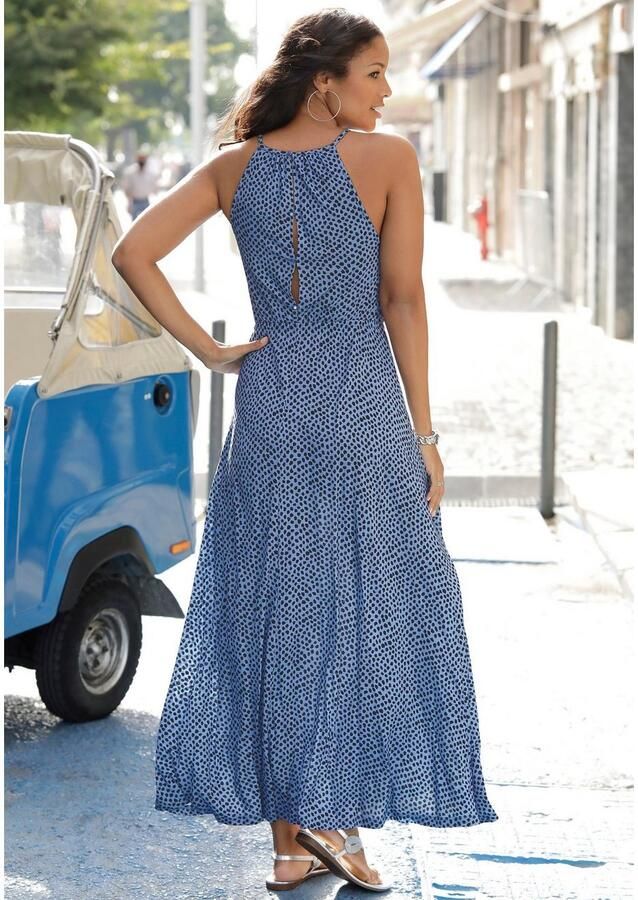Lascana Maxi-jurk met all-over print luchtige zomerjurk strandjurk - Foto 3