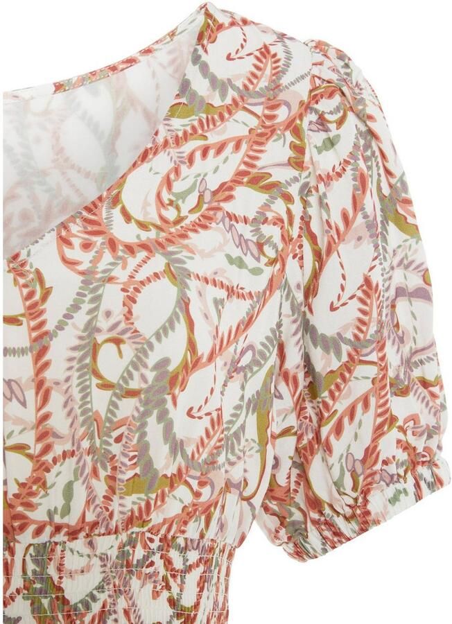 Lascana Maxi-jurk met alloverprint en v-hals zomerjurk strandjurk