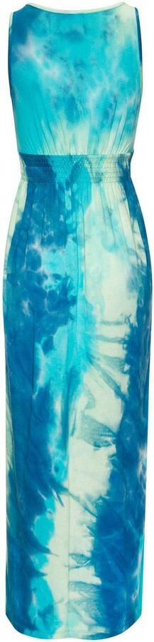 Lascana Maxi-jurk met batik print en verstelbare halslijn zomerjurk strandjurk - Foto 4