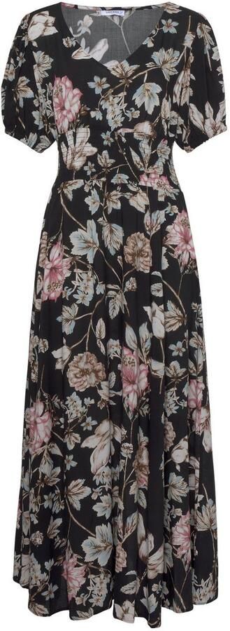 Lascana Maxi-jurk met bloemenprint en lichte pofmouwen zomerjurk casual-elegant - Foto 7
