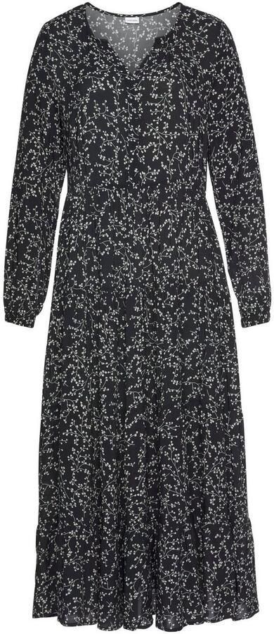 Lascana Maxi-jurk met bloemenprint en volants losse comfortabele look - Foto 5
