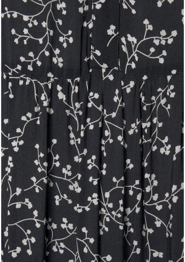 Lascana Maxi-jurk met bloemenprint en volants losse comfortabele look - Foto 2