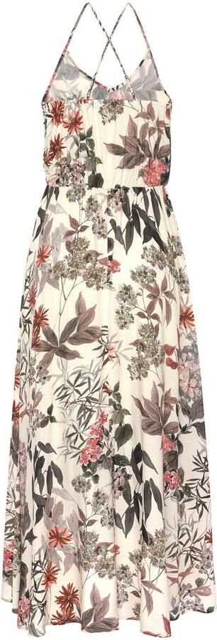 Lascana Maxi-jurk met bloemenprint licht zomerjurk in vokuhila-stijl strandjurk - Foto 6