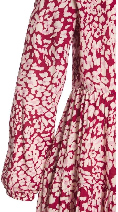 Lascana Maxi-jurk met bonte luipaardprint en volants zomerjurk - Foto 2