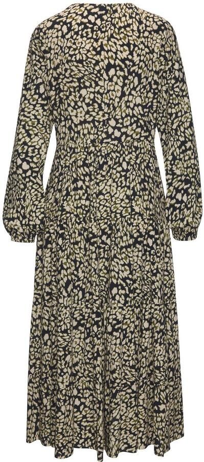 Lascana Maxi-jurk met luipaardprint en volants volantjurk - Foto 6