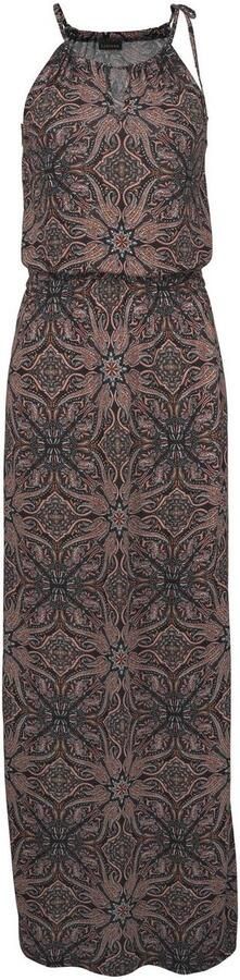 Lascana Maxi-jurk met modieuze halslijn met all-over print zomerjurk strandjurk - Foto 6