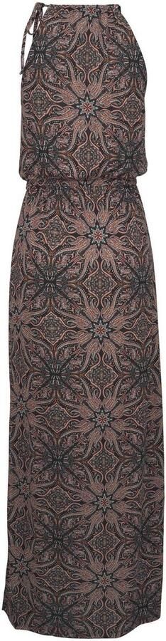 Lascana Maxi-jurk met modieuze halslijn met all-over print zomerjurk strandjurk - Foto 5