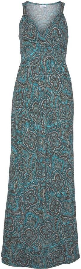 Lascana Maxi-jurk met paisley motief en verstelbare halslijn zomerjurk - Foto 4