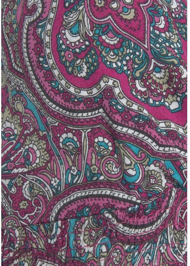 Lascana Maxi-jurk met paisley motief en verstelbare halslijn zomerjurk