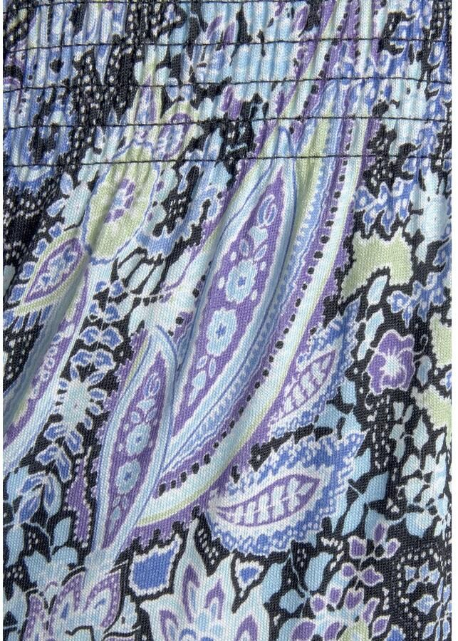 Lascana Maxi-jurk met paisley print en verstelbare halslijn zomerjurk