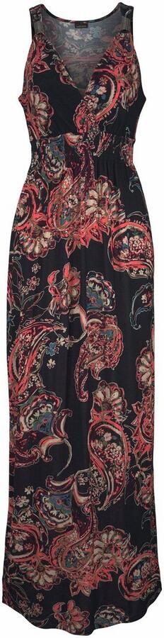Lascana Maxi-jurk met paisley print en verstelbare halslijn zomerjurk - Foto 5
