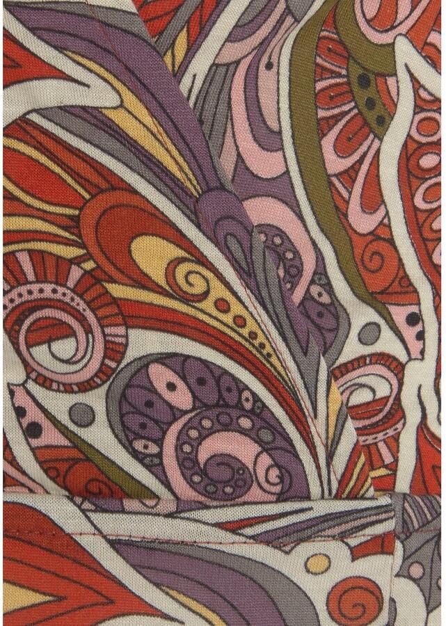 Lascana Maxi-jurk met paisley-print split en volant vleugel mouwen drukjurk - Foto 2