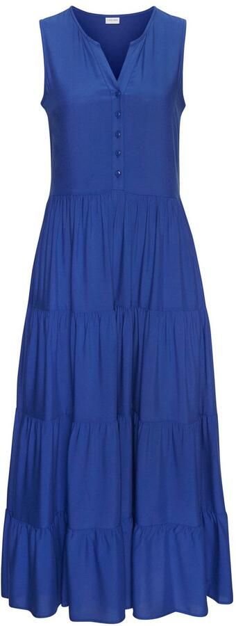 Lascana Maxi-jurk met ruches - Foto 5