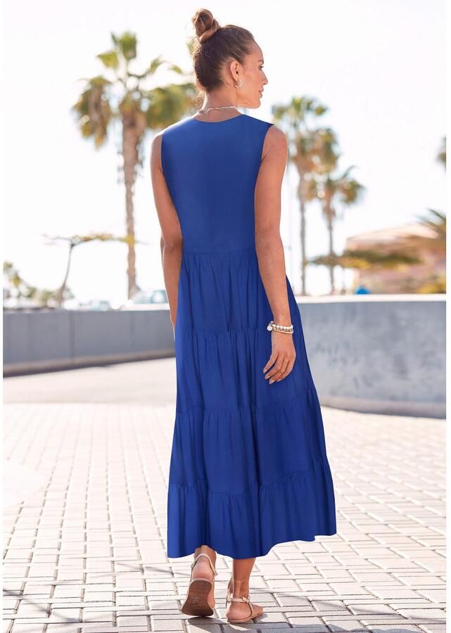 Lascana Maxi-jurk met ruches - Foto 2