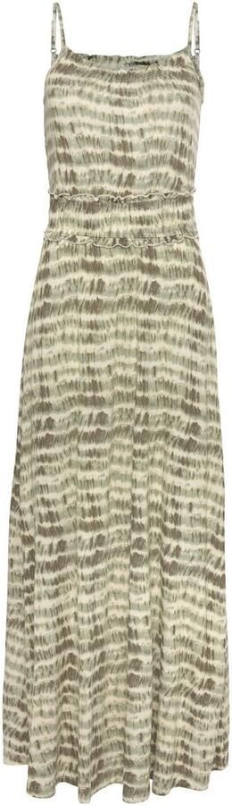 Lascana Maxi-jurk met ruchesdetails en elastiek in de taille zomerjurk strandjurk - Foto 4