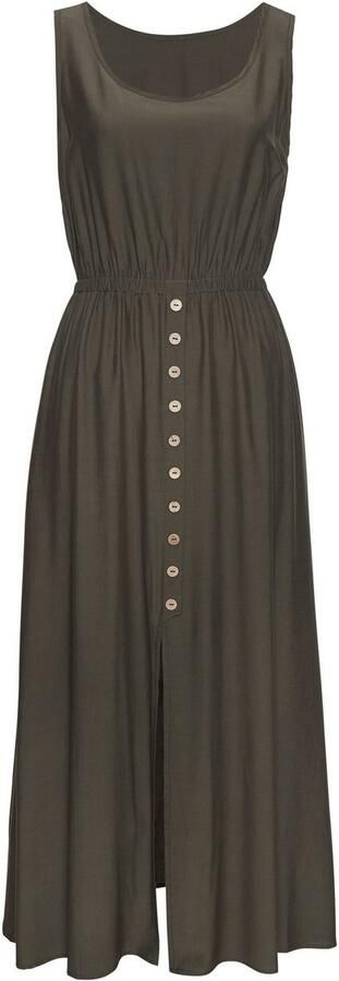 Lascana Maxi-jurk met sierknopen zomerjurk modieus - Foto 4