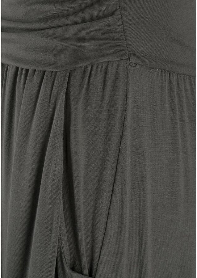 Lascana Maxi-jurk met smalle bovenkant en zakken off-the-shoulder zomerjurk basic - Foto 2