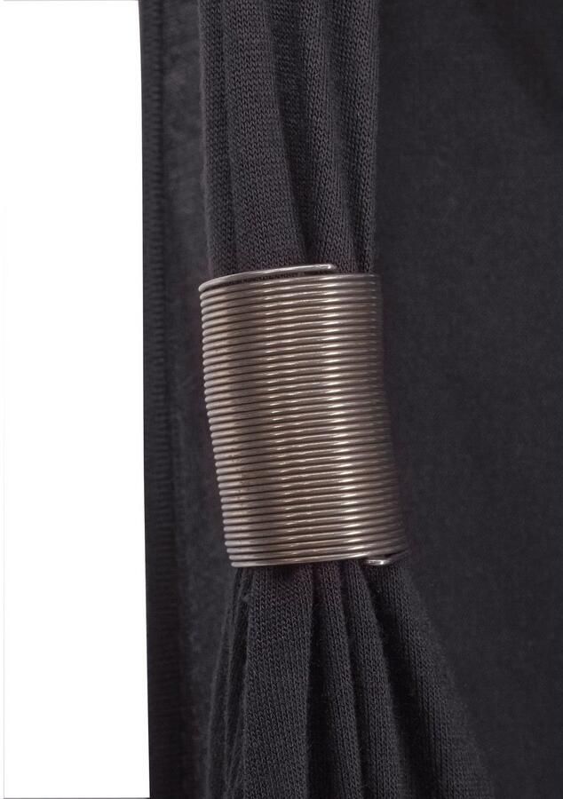 Lascana Maxi-jurk met verstelbare halslijn en gesmokte taille zomerjurk basic - Foto 3