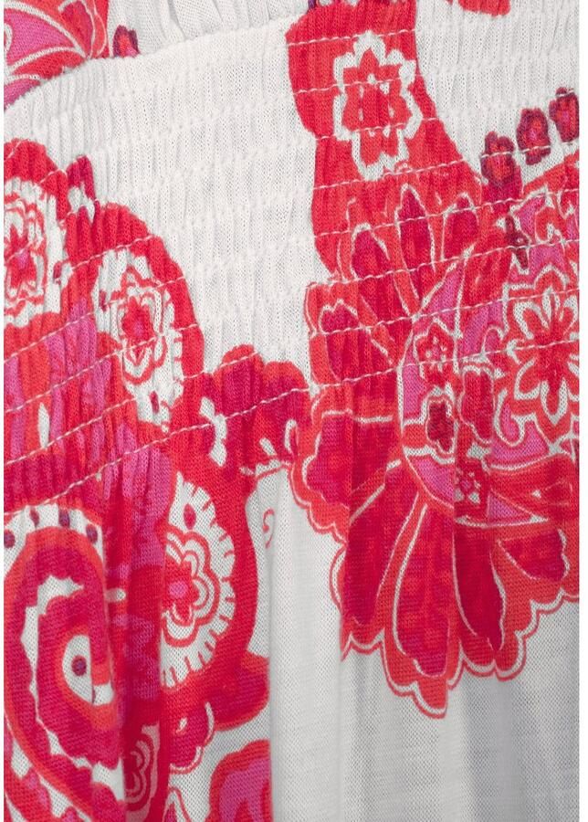 Lascana Maxi-jurk met verstelbare halslijn zomerjurk strandjurk