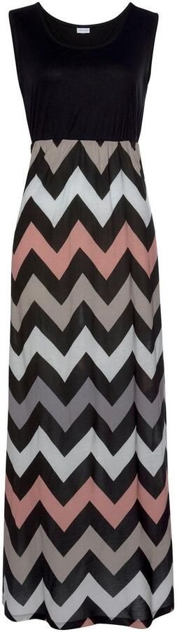 Lascana Maxi-jurk met zigzag motief zomerjurk strandjurk - Foto 5