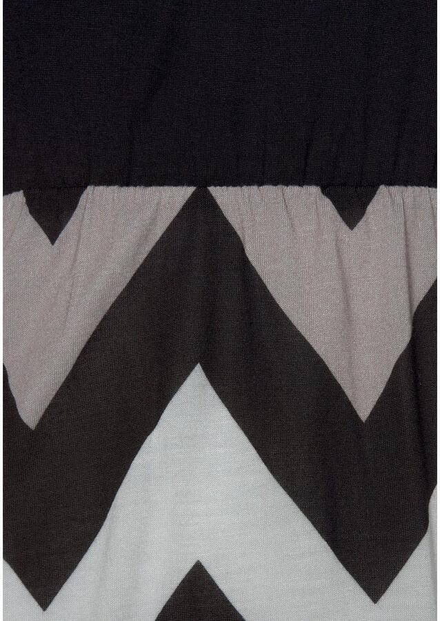 Lascana Maxi-jurk met zigzag motief zomerjurk strandjurk - Foto 3