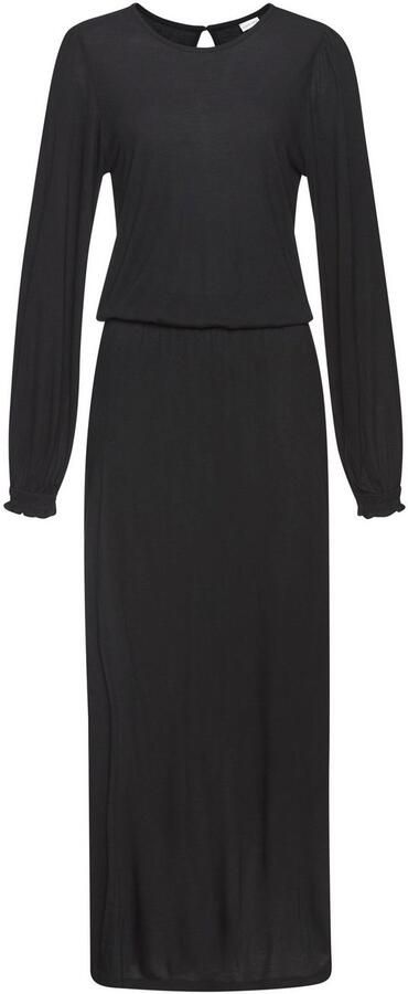 Lascana Maxi-jurk met zijsplit eenvoudig jerseyjurk basic - Foto 4