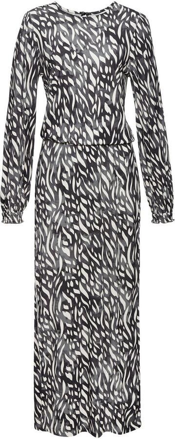Lascana Maxi-jurk met zijsplit jerseyjurk in alloverprint - Foto 5