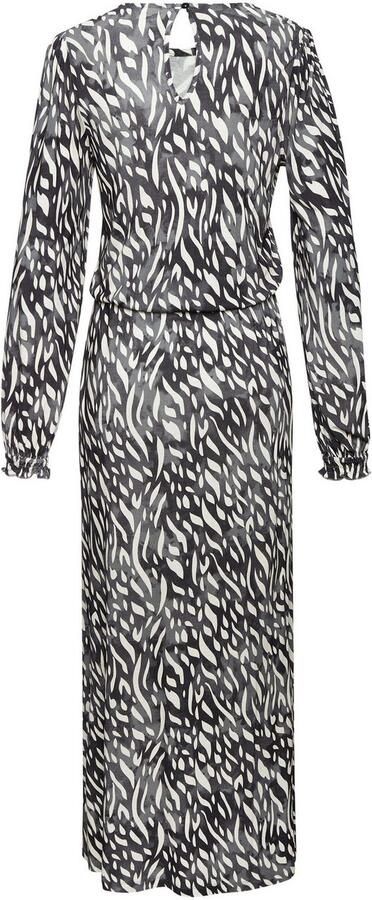 Lascana Maxi-jurk met zijsplit jerseyjurk in alloverprint - Foto 4
